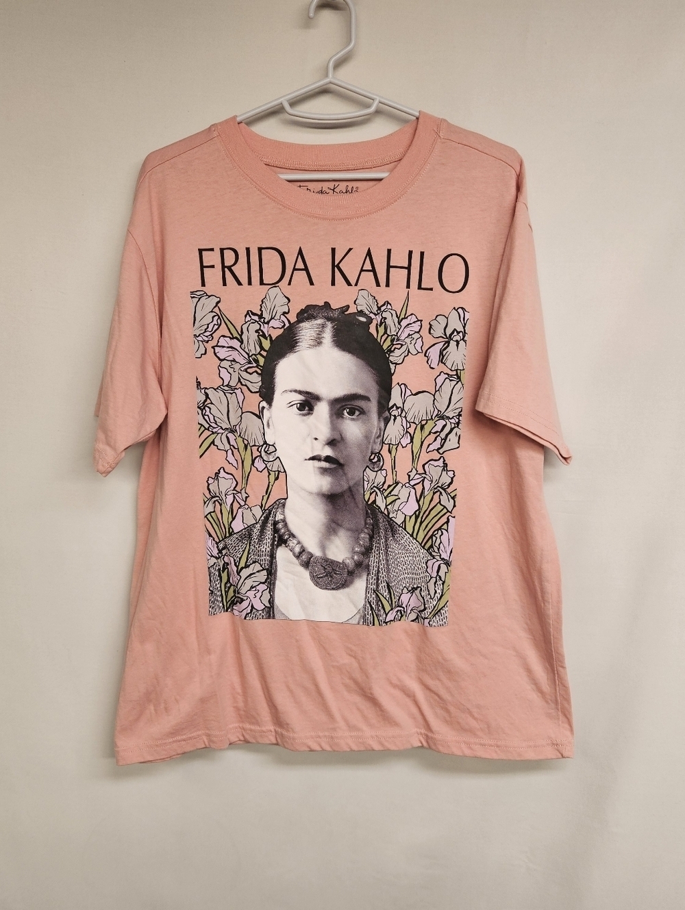 Frida Kahlo By Jerry Leigh Of California Drawing Portrait Tee Medium